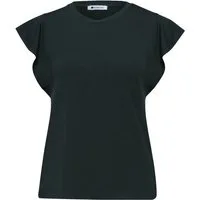 STREET ONE Kurzarmshirt jersey top w.volant