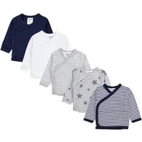 TupTam Wickelshirt TupTam Baby Jungen Langarm Wickelshirt Baumwolle 5er Set