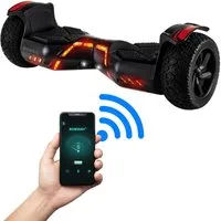 Robway Balance Scooter 8,5” Hoverboard Offroad X2 Samsung Akku & Bluetooth Lautsprecher, 700,00 W, 15,00 km/h, (Hoverbaord, Balance scooter, Balanceboard, 1 tlg., Hoverbaord, Hoverboard, Balanceboard, Skateboard, Driftscooter), Self-Balance-Scooter, 