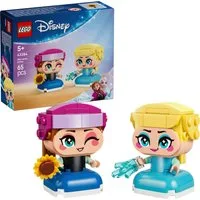 LEGO® Die Mini-Prinzessinnen Anna und Elsa (43284), LEGO Disney Princess Konstruktionsspielsteine, (65 St)