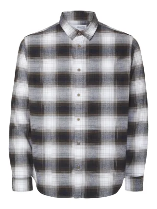SELECTED MEN - SLMSLIMOWEN-BRUSHED SHIRT LS NOOS White - Gr. - L