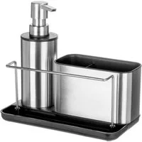 SCHÖNER WOHNEN-Kollektion Küchenorganizer-Set SHIRLEY, (1-tlg), Spülorganizer mit Spülspender aus Edelstahl