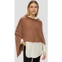s.Oliver Poncho Strickjacke Poncho aus reinem Kaschmir