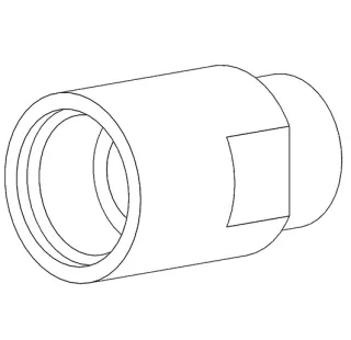 KWC Versatzstück 20 mm G1/2 IG x G1/2 AG, chromeline,175.20 Z 01 175.20 Z 01