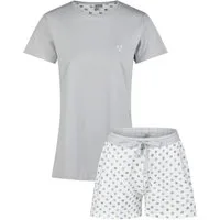By Louise Shorty Moon Kiss (Set, 2 tlg., 2-teilig) Damen Pyjama kurz Shorty Baumwolle Kurzarm