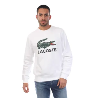 Lacoste - Sweatshirt für Herren, Rundhalsausschnitt, Fleece (Weiß)