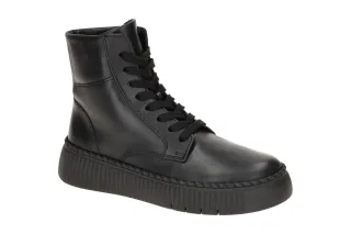 Gabor 73.541.27 Damen Stiefeletten Schwarz - bequeme Kn?chelhoch Wedge-Stiefel