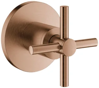 GROHE Unterputz-Ventil-Oberbau Atrio 29396 Kreuz-Griff warm sunset gebürstet, 29396DL0 29396DL0