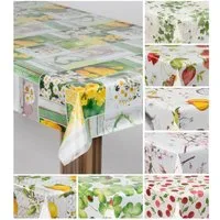 laro Tischdecke laro Wachstuch-Tischdecke Wachstischdecke Gartentischdecke