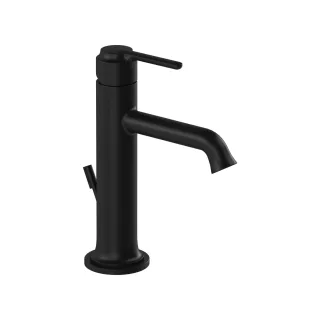 VitrA Origin Classic Einhebel-Waschtischmischer mit Ablaufgarnitur Schwarz Matt,A4288136 A4288136