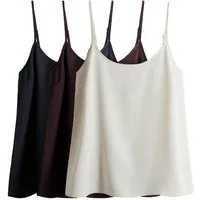 The Set Trägertop The Set Trägertops aus Satin, 3er-Pack (3-tlg)
