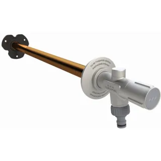 Kemper Frosti Außenarmatur 5780501500 DN 15, R 1/2, frostsicher, mit Bediengriff, Rotguss