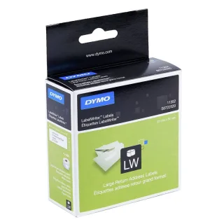 Original S0722530 DYMO 13x25mm WEISS