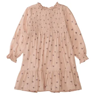 BASEFIELD - Md.-Kleid vintage rose aop - Gr. - 116/122