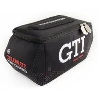 VW Collection by BRISA Kulturbeutel Volkswagen Universaltasche im Golf GTI Design, Kosmetiktasche aus Neopren, 27 x 10,5 x 14cm