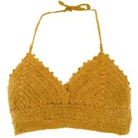 Guru-Shop T-Shirt Häkeltop, Bikinitop, Strandtop, Hippie Bra -.. Festival, Ethno Style, alternative Bekleidung