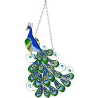 formano Hängedekoration Tiffany, Höhe: cm, Farbe: Grün, Motiv: Pfau