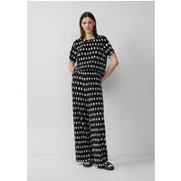 s.Oliver Chinos Hose Plissierte Wide-Leg-Hose im Relaxed Fit