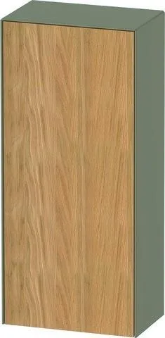 Duravit White Tulip Halbhochschrank Natur Eiche & Stein Grau Hochglanz & Matt 400x240x880 mm - WT132 WT1322LH5H2