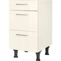 nobilia® Unterschrank "Touch", vormontiert, mit höhenverstellbaren Sockelfüßen, in den Breiten 30, 45, 60 und 90 cm, mit Schubkasten und Auszügen