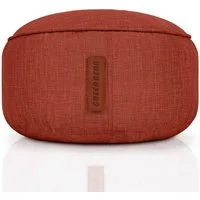Green Bean Pouf Sitzsack-Hocker Home Linen 45x25cm (Sitzsack-Hocker 45x25cm mit EPS-Perlen Füllung -, Fußhocker Fußkissen Sitz-Pouf für Sitzsäcke), Bodenkissen für Kinder und Erwachsene - Sitzkissen Sitzhocker