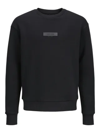 JACK&JONES - JJTAKA SWEAT CREW NECK JNR black - Gr. - 176