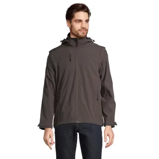 SOLS - "Falcon" Softshelljacke 3 in 1 für Herren/Damen Unisex (Anthrazit unifarben)