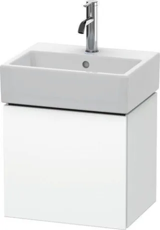 Duravit L-Cube Waschtischunterbau wandhängend Weiß Matt 434x341x400 mm - LC6245L1818 LC6245L1818