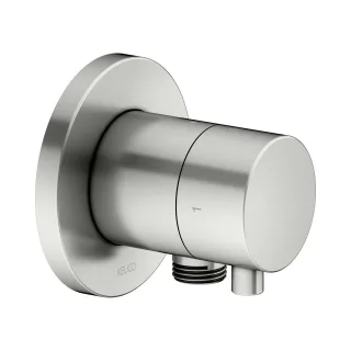 Keuco 2-Wege Ab-u.Umstellventil IXMO Comf.59557, Schlauchanschluss, rund,Edelstahl-finish, 595570611 59557061101