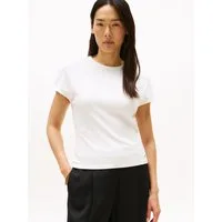Tommy Hilfiger Kurzarmshirt 5X2 RIB SLIM C-NK CAP SLV TEE