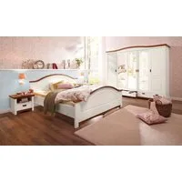 OTTO home Massivholzbett Konrad, hohe Belastbarkeit! FSC® zertifiziertes Massivholz (Breite/Belastbarkeit 180cm/220 KG, 140cm/180 KG), aus massivem Kiefernholz, FSC®-zertifiziert, INKLUSIVE Rollrost
