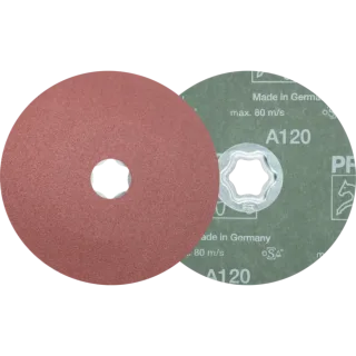 PFERD TOOLS COMBICLICK Korund Fiberscheibe für universelle Anwendungen - 64190112