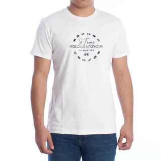 Kurzarm-T-Shirt mit normaler Passform YMR321-JS206 Herren