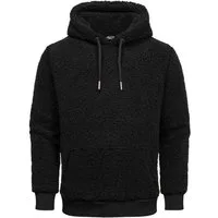 Amaci&Sons Kapuzenpullover CARNEY Kapuzenpullover Teddyfell Herren Teddy Sweatjacke Plüsch Hoodie Pullover Sweatshirt