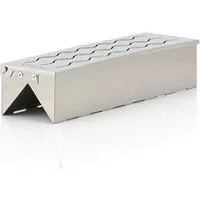 BBQ-Toro Räucherbox Edelstahl Räucherbox "Triangle", 31 x 8,5 x 6,5 cm, Aromabo