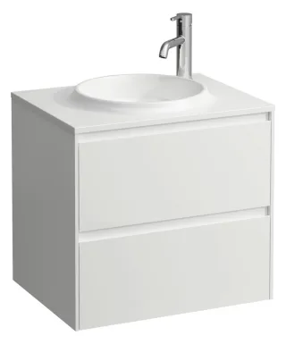 LAUFEN Waschtischunterschrank LANI 630x520x595 2 Schubl. f.WT H814073 weiß glänzend, H4042521122611 H4042521122611