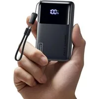 INIU Fast Charger 3in1 Mini Powerbank Geeignet für iPhone, Samsung, AirPods, Tablets 10000 mAh, 45W Schnellladefunktion, Kompakt & Reisegeeignet