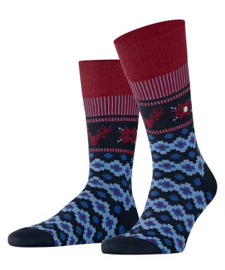 Burlington - Burlington Fair Isle Joy Herren marine - Gr. - 43