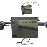 ROCKBROS Fahrradtasche Kleine Lenkertasche 1,5L, leicht, wasserabweisend, mit Schultergurt