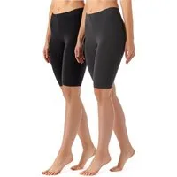 Merry Style Leggings 2 Pack Damen Kurze Leggings aus Viskose MS10-145 (2-tlg) elastischer Bund
