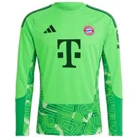 adidas Performance Torwarttrikot FC Bayern München, Langarm Trikot Torwart 26-27, Kinder, Grün