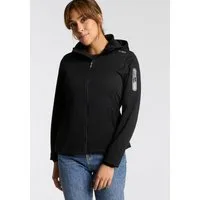 CMP Softshelljacke WOMAN JACKET DET HOOD mit Kapuze, atmungsaktiv, windabweisend, wasserabweisend