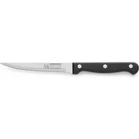 CS Koch-Systeme Steakmesser PREMIUM, 14 cm (1 Stück), mit fein gezahnter Klinge für müheloses Schneiden ohne Reißen