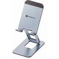 Forcell Handy-Halterung Fold Stand 1, (bis 8 Zoll, Einzelartikel, Faltbarer, verstellbarer Aluminium-Tischhalter)