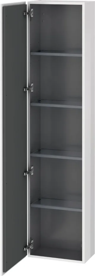 Duravit L-Cube Hochschrank Weiß Hochglanz 400x243x1760 mm - LC1170L8585 LC1170L8585