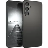 EAZY CASE Handyhülle Samsung Galaxy A16 5G Slimcover Clear & Solid 6,7 Zoll, schwarze Hülle Ultra Dünn Silikon Backcover TPU Telefonhülle Solid