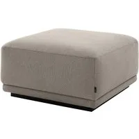Musterring Hocker JustB! PM200 B/T 80/80cm (1 St), mit Wellenunterfederung & HR-Kaltschaum, Holzrahmen in Schwarz
