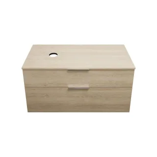 Burgbad Waschtischunterschrank Eqio 619x1200x550 Eiche Dekor Cashmere, WXXI120LF3180 WXXI120LF3180