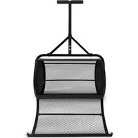 FIVMEN Streuwagen Kompoststreuer Gartenstreuer mit Griff Rasenstreuer 80L Düngerstreuer, Saatgutstreuer Streuer für Kompost, Dünger, Garten, Rasen, 40x65x110cm