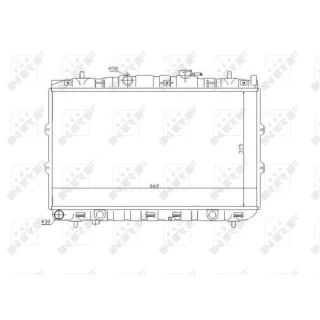 NRF Motork?hler gel?tet Kia Cerato 53819